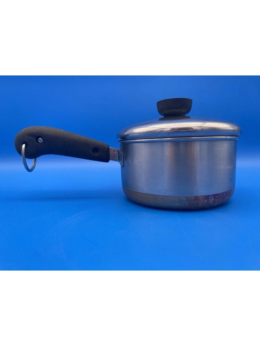Revere Ware 7 Pieces of Copper Bottom Cookware Saucepans w Lids & Measuring Cup